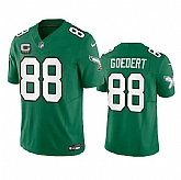 Men's Philadelphia Eagles #88 Dallas Goedert Green 2023 F.U.S.E. With C Patch Vapor Untouchable Stitched Football Jersey,baseball caps,new era cap wholesale,wholesale hats
